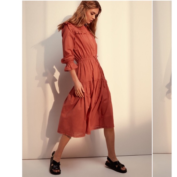 Aritzia Dresses & Skirts - Aritzia Linen Boho Dress